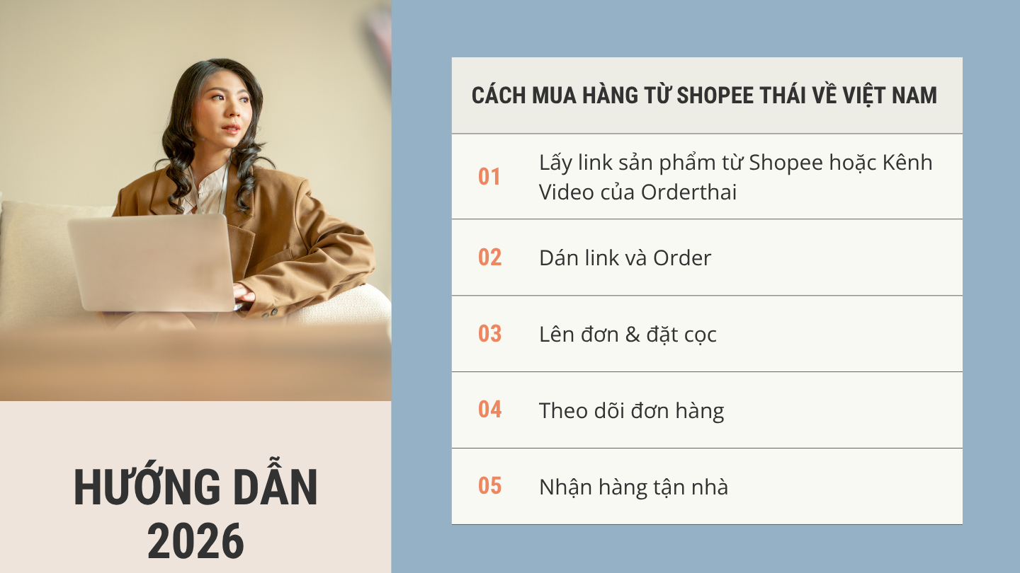 Cách Tự Mua Hàng Trên Shopee Thái Lan Về Việt Nam Mới Nhất 2026