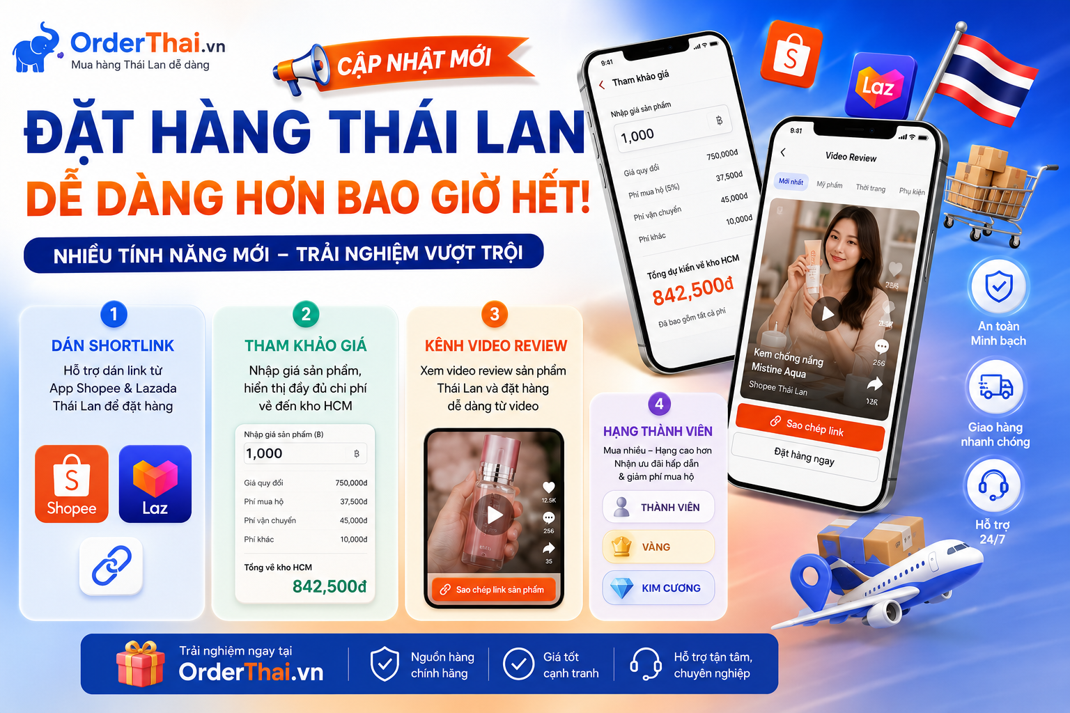 Cập nhật nhiều tính năng mới 7/2026