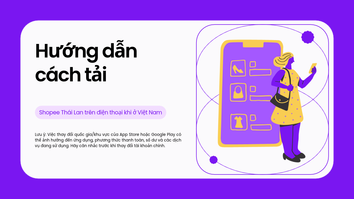 Hướng dẫn cách tải Shopee Thái Lan trên điện thoại khi ở Việt Nam
